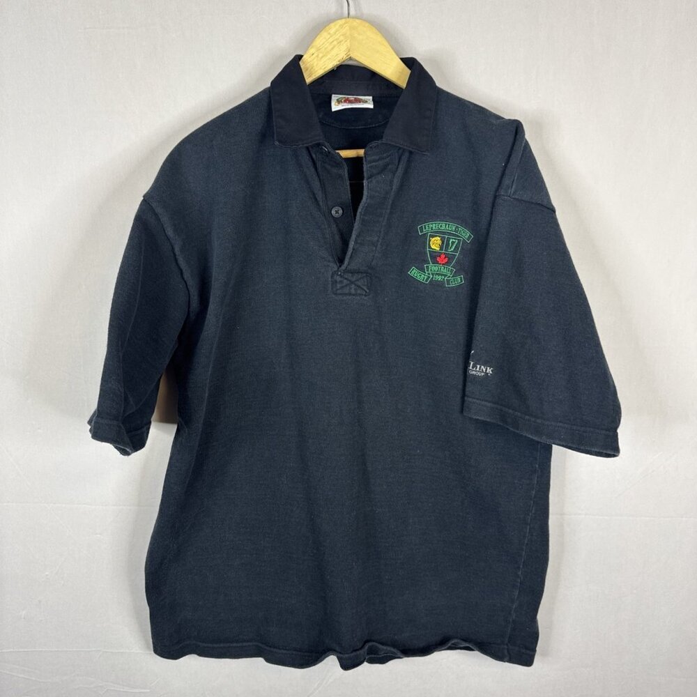 Barbarian Rugby‎ Wear Leprechaun-Tiger Football Rugby Polo Men’s XXL #1